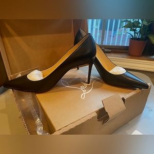Louboutin Black Size 7 Heels brand new never worn